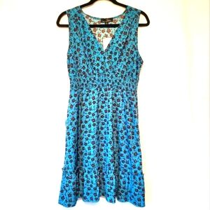 Suzanne Betro Empire Waist Floral Dress